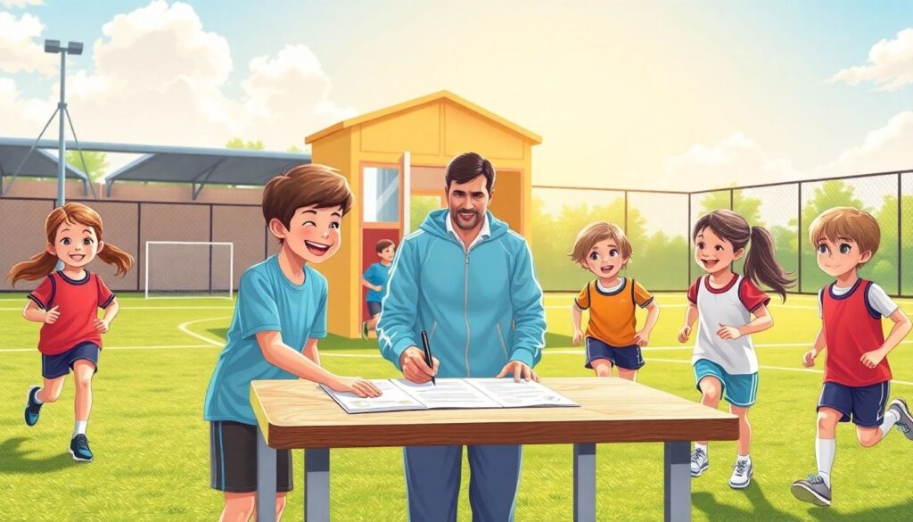 Как организовать летний спортивный лагерь для детей - иллюстрация