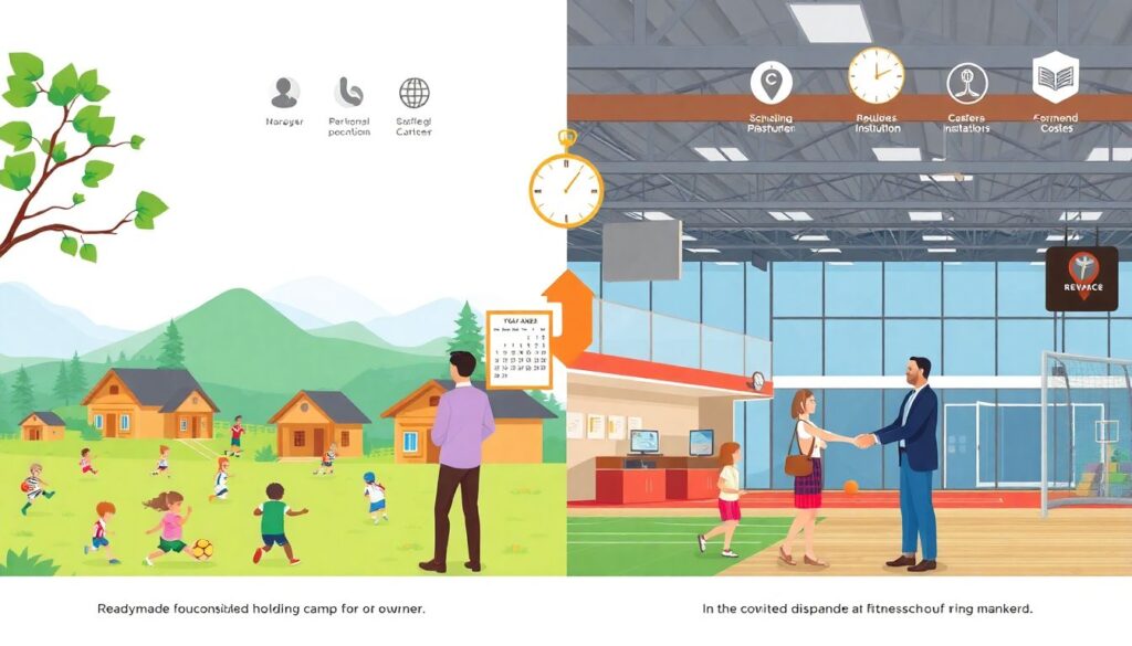 Как организовать летний спортивный лагерь для детей - иллюстрация