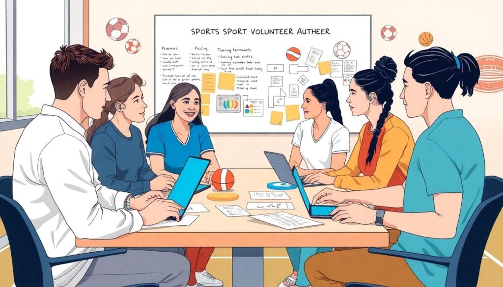 Истории волонтеров в спортивных проектах - иллюстрация