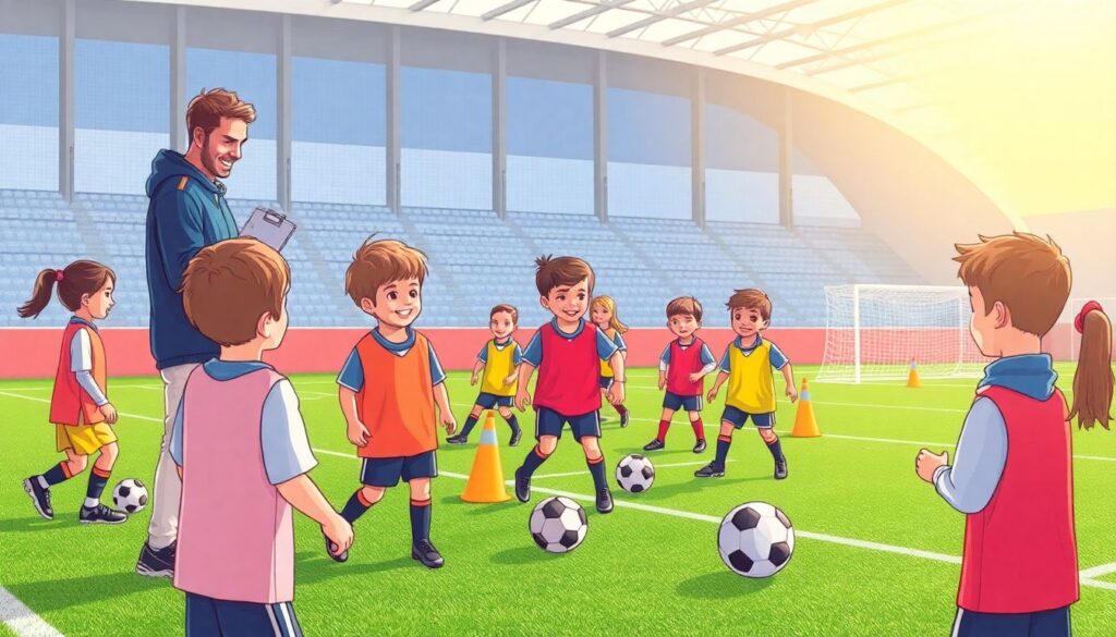 Детский футбол: соревнования и ранжирование по возрастам - иллюстрация