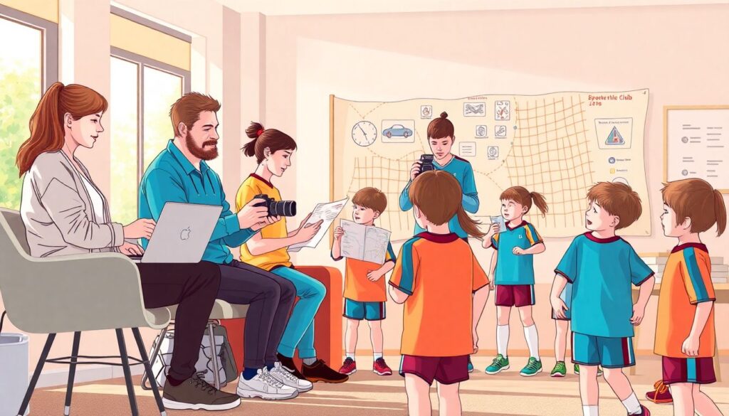 Советы по привлечению родителей в детском спорте - иллюстрация