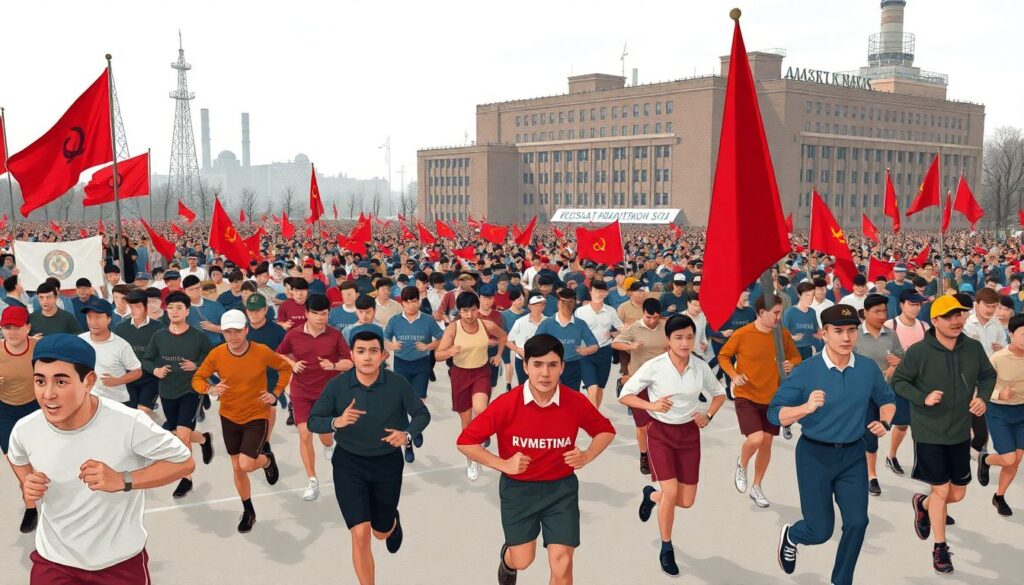 Социально значимые спортивные акции в регионах - иллюстрация