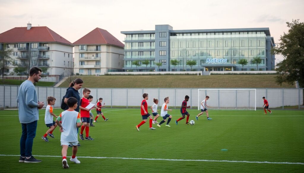Аналитика достижений детского футбола в районе - иллюстрация