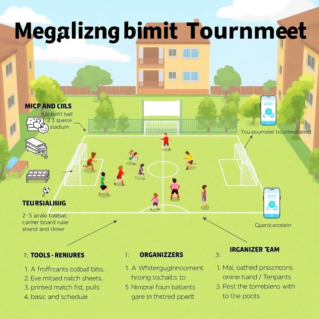 Как организовать соревнование по мини-футболу среди дворовых команд пошагово