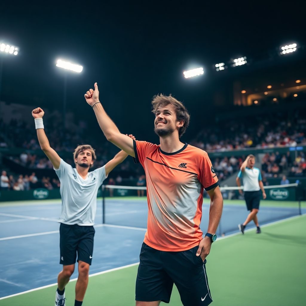 Рублёв оценил победу над Циципасом и выход в полуфинал турнира в Дохе