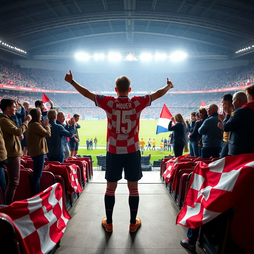 Лука Модрич в Милане: хорватский десант из 60 билетов на дерби с Интером